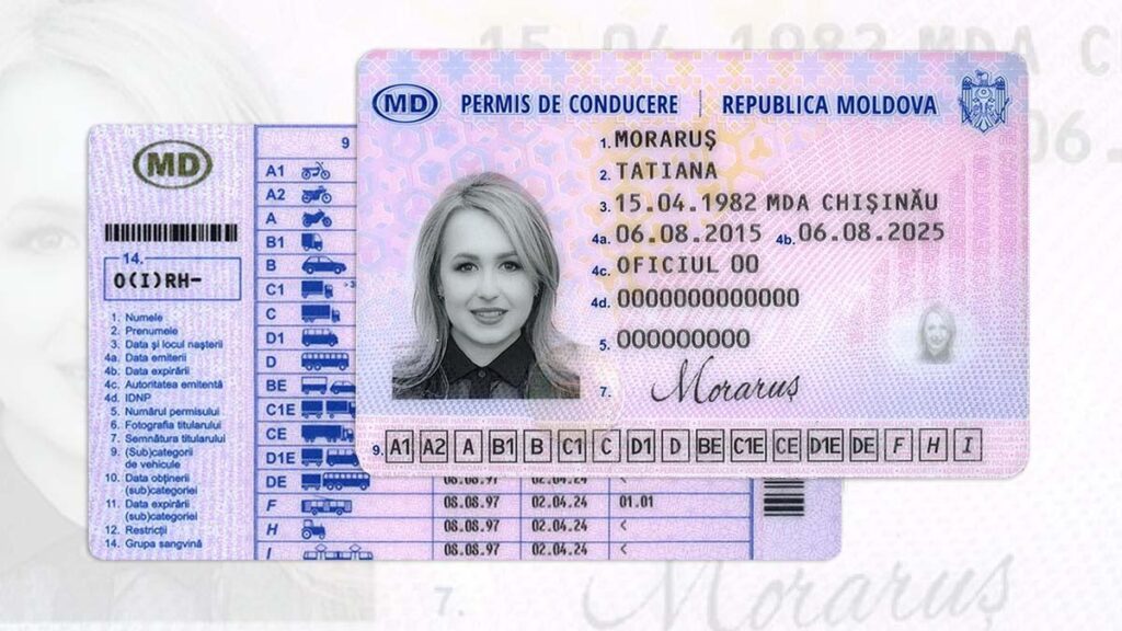 cumpar permis de conducere moldova